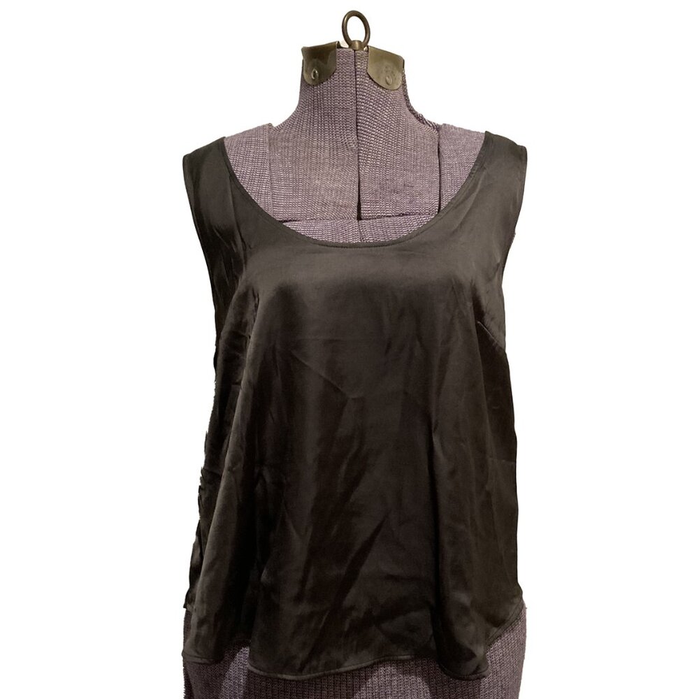 H&M Grey Satin Tank Top